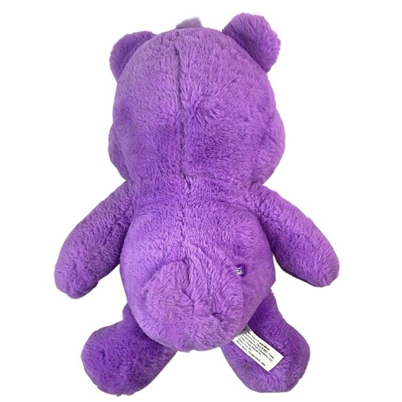 Care Bears Share Bear Purple 14” Plush Stuffed Animal Soft 2020 Basic Fun - Picture 9 of 11